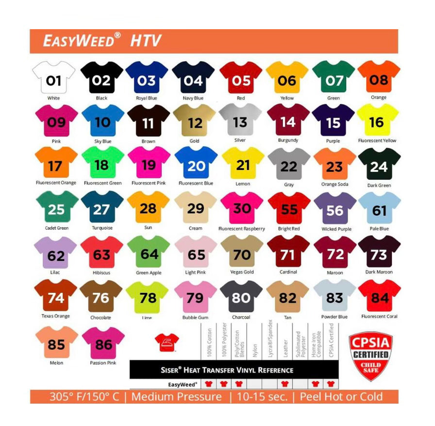 Siser EasyWeed "12 Vinyl HTV